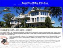 Tablet Screenshot of coastalbendsiding.com